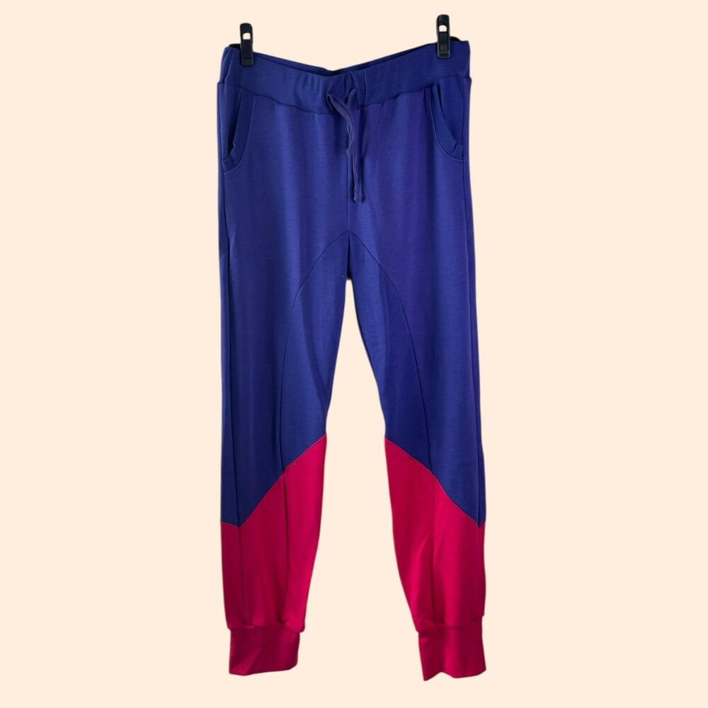 Aviator Nation Purple and Pink Joggers